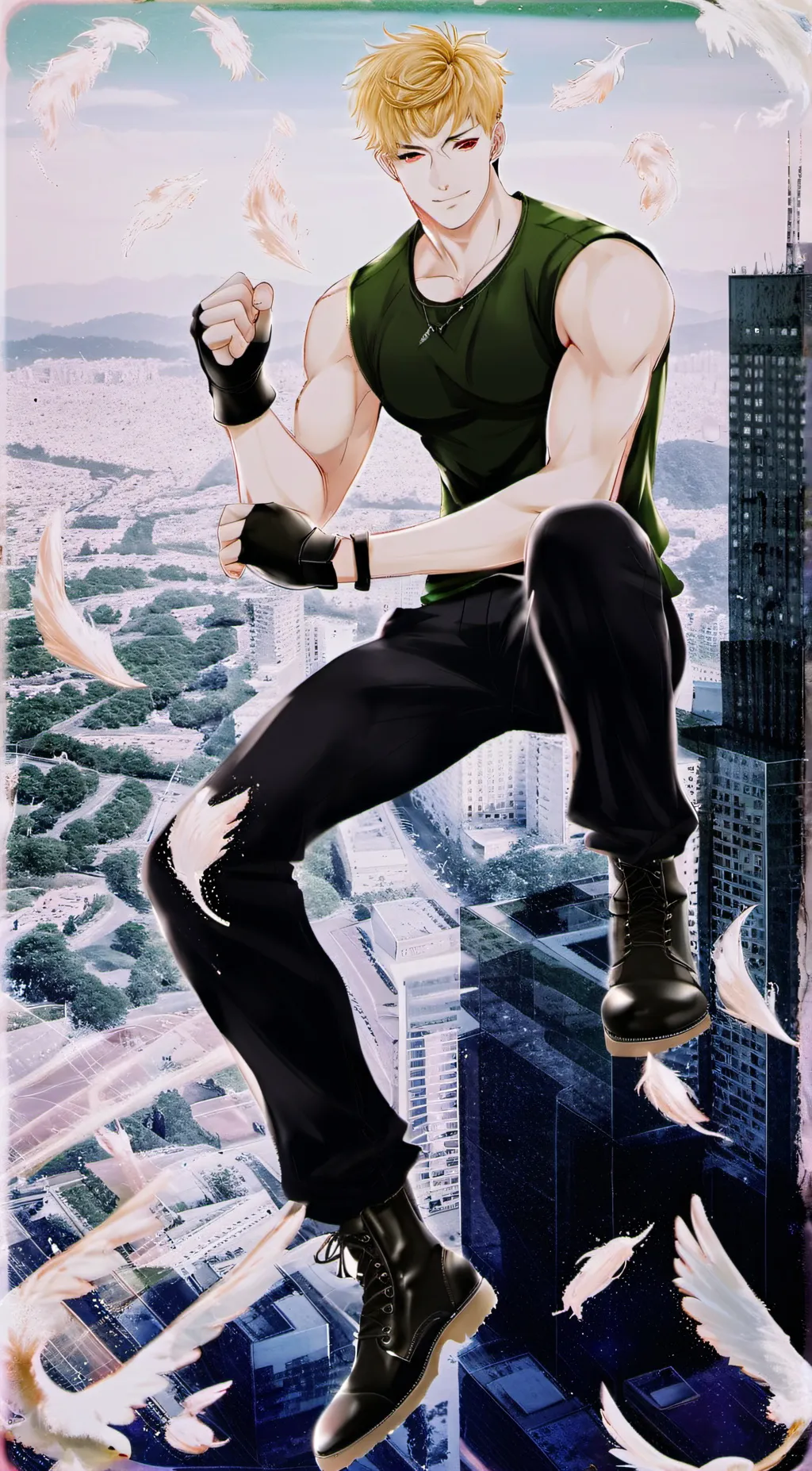 ai character: ~bakugo katsuki~ background