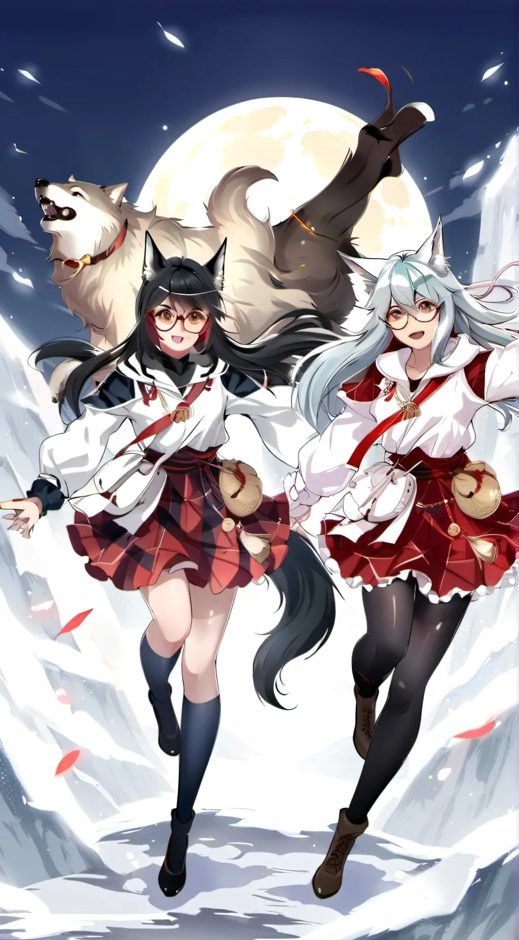 ai character: Tasha and Reign background