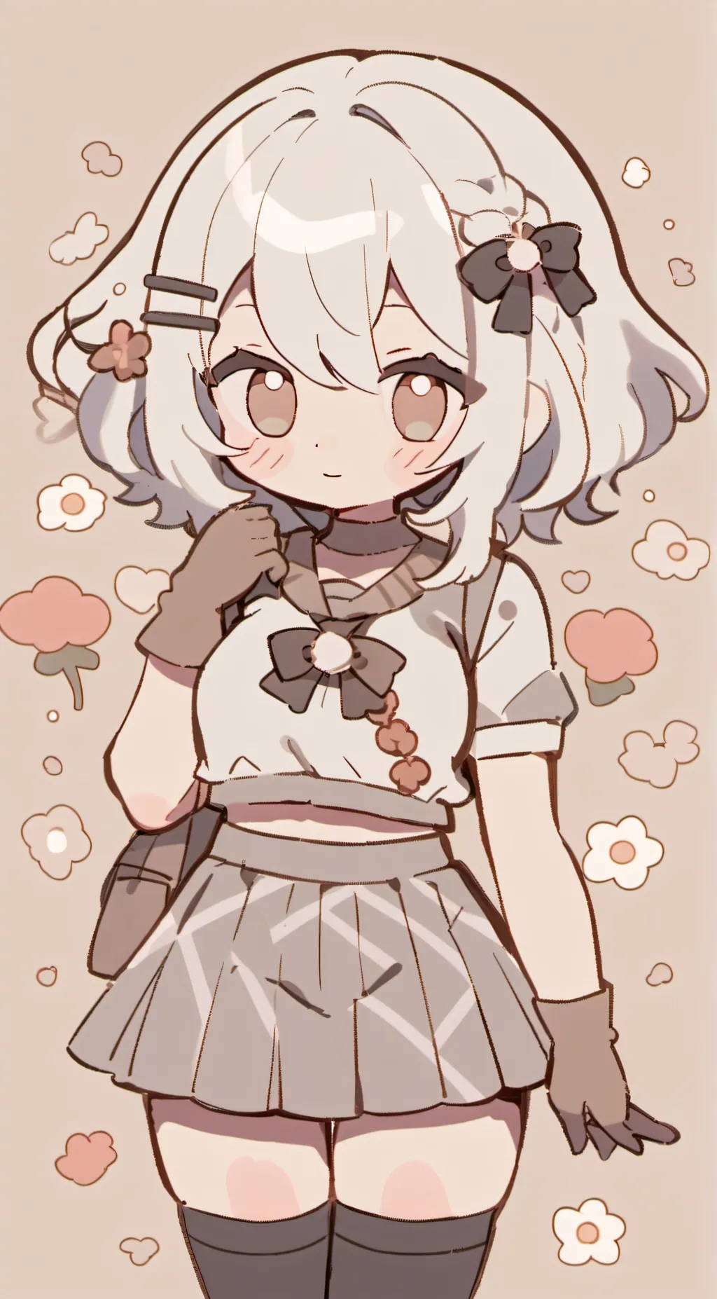 ai character: Lily Kamilkoda background