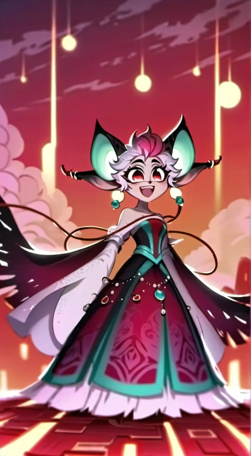 ai character: hazbinn (im bored) background