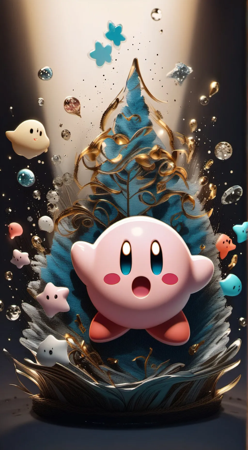 ai character: Kirby background