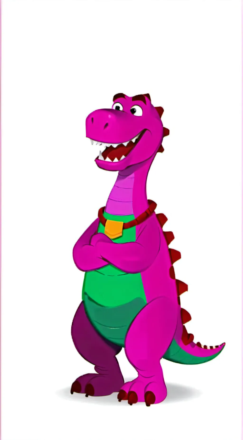 ai character: Barney background