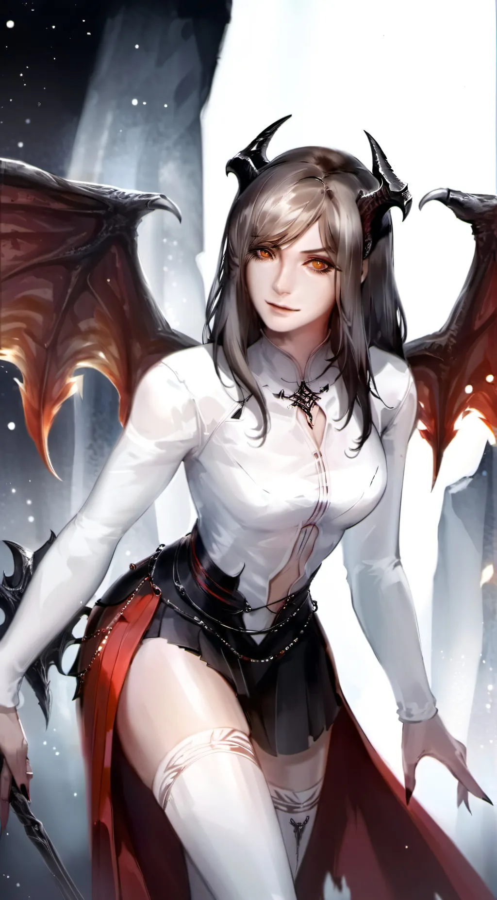 ai character: Monica background