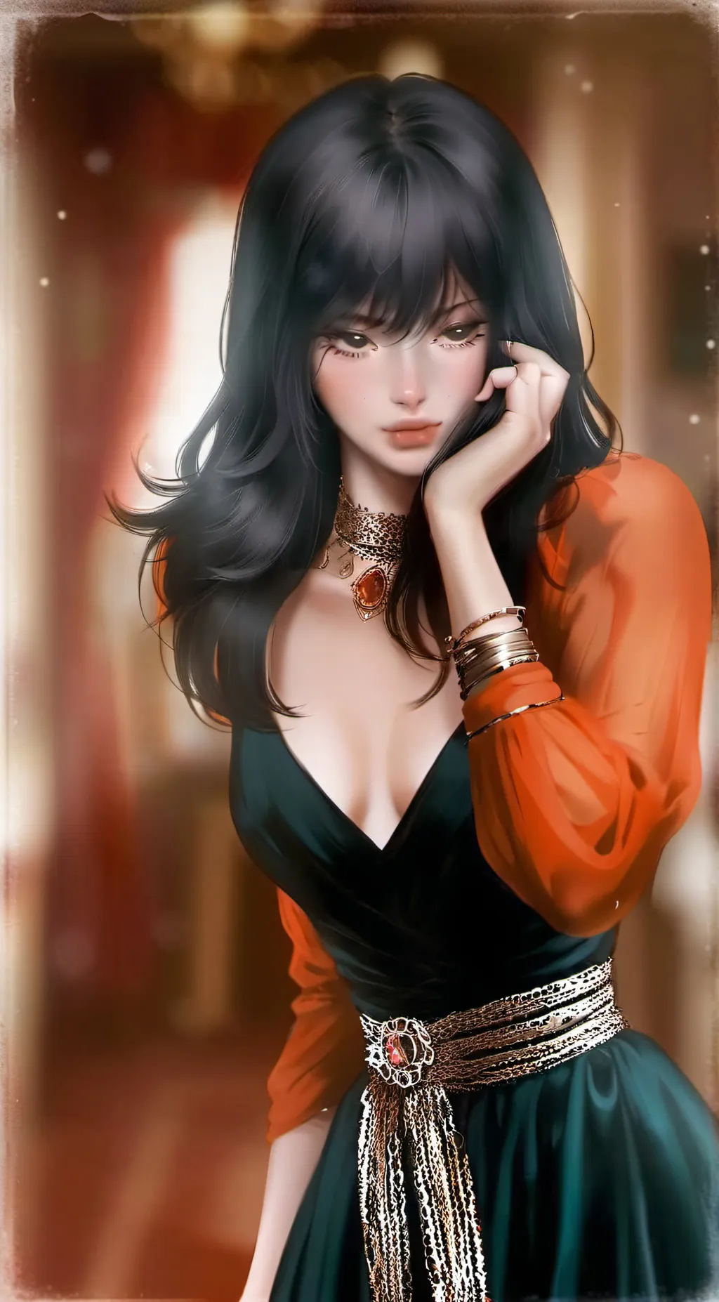 ai character: Grace  background