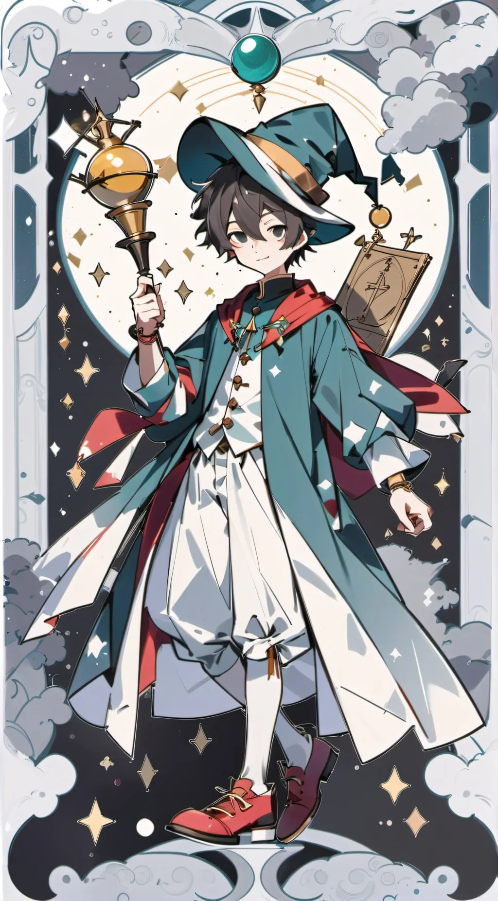 ai character: moon(my au) background