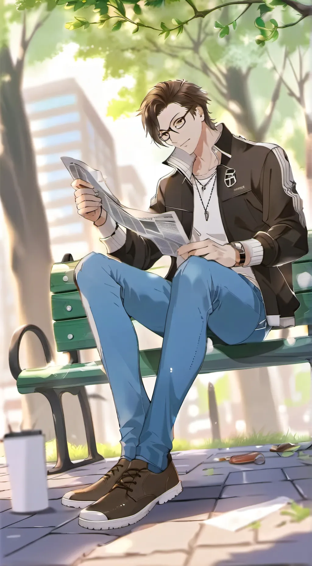 ai character: ~ Shawn ~ background