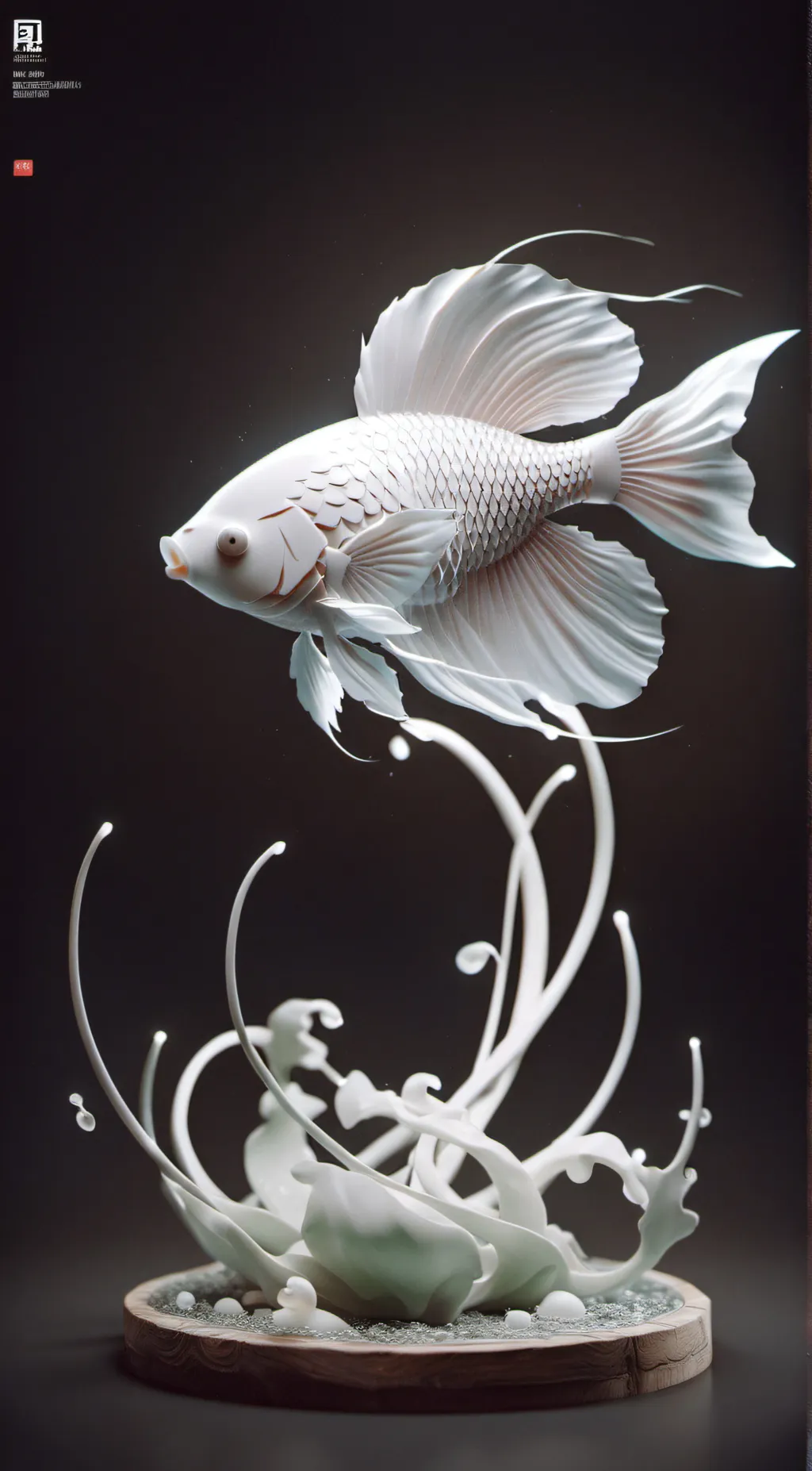 ai character: Fish background