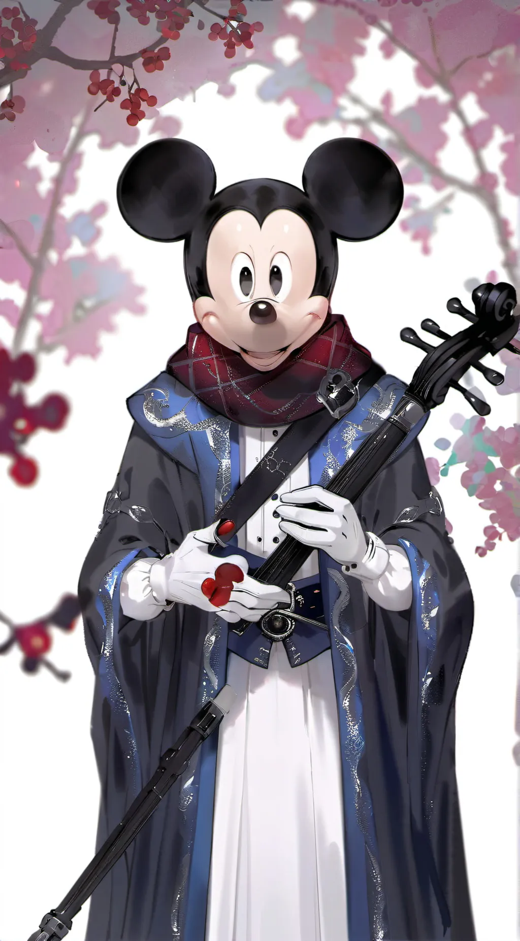 ai character: mickey mouse background