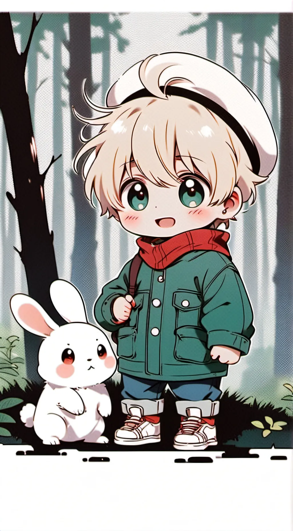 ai character: Tin background