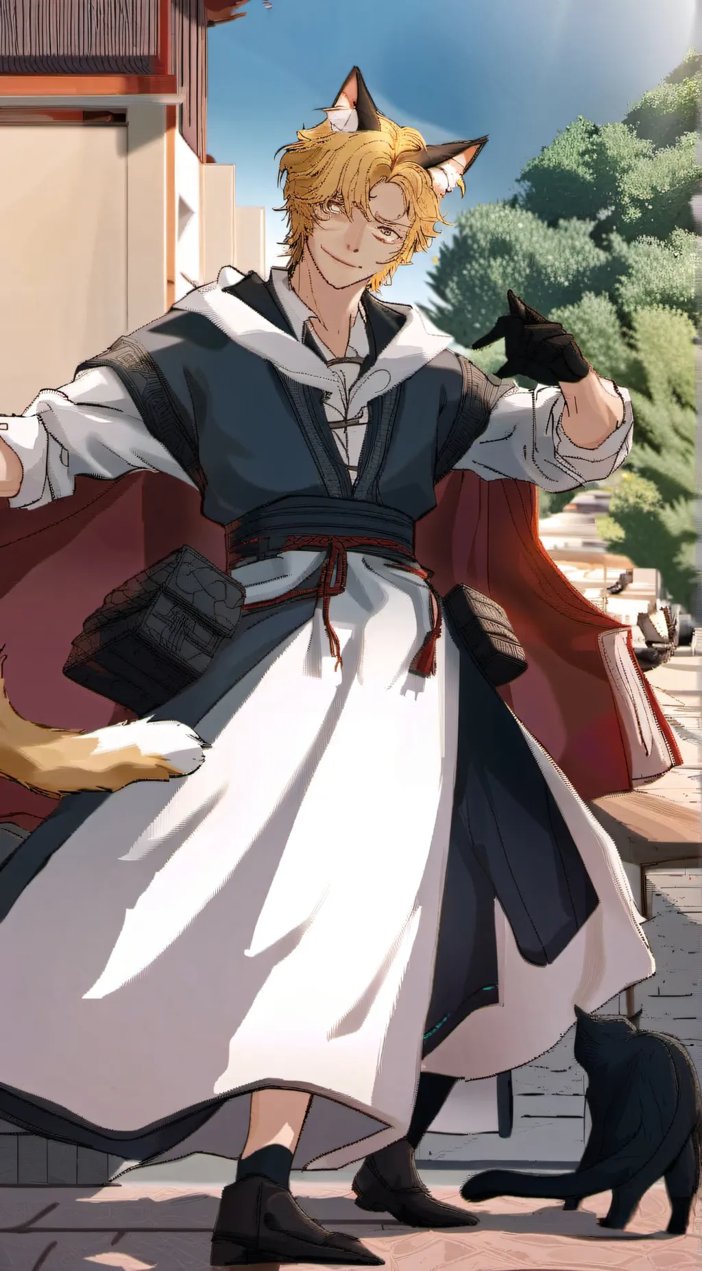 ai character: Neko Sabo background