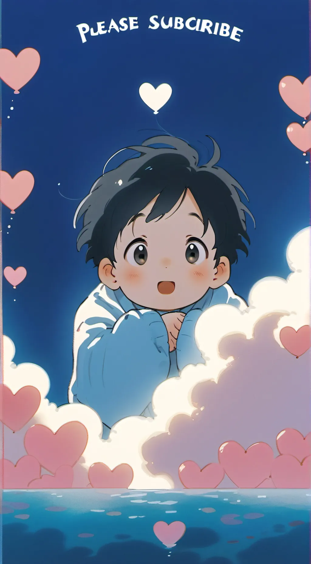 ai character: PLS SUBSCRIBE ♥︎♥︎ background