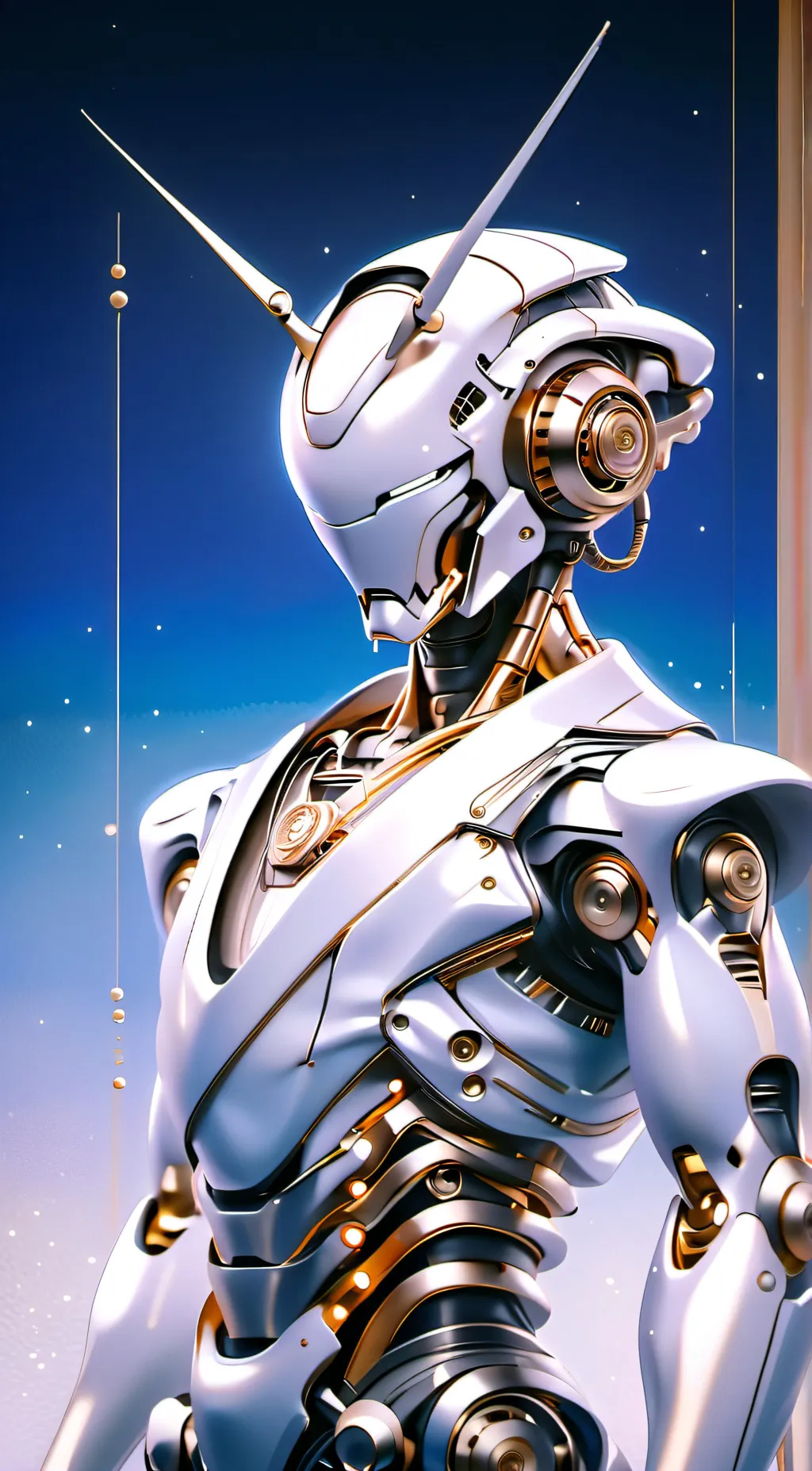 ai character: Robot apocalypse  background