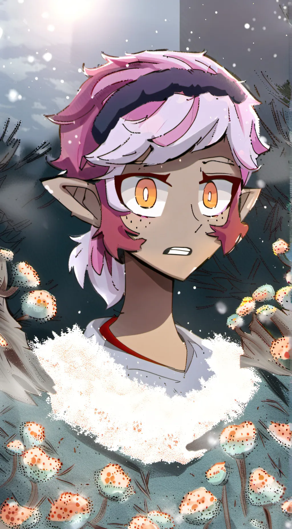 ai character: Star background