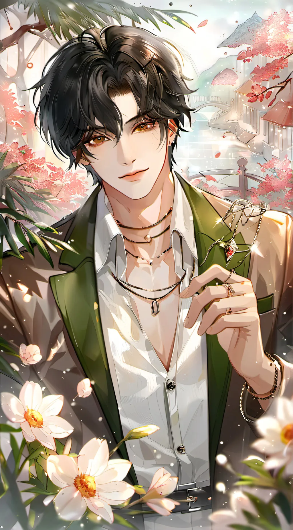 ai character: Leo background