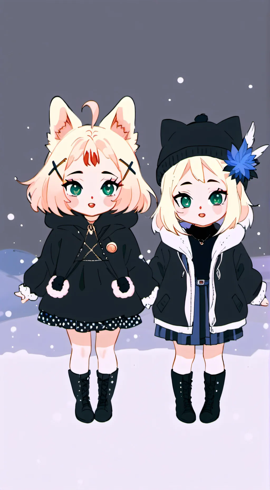 ai character: Blair and claire background