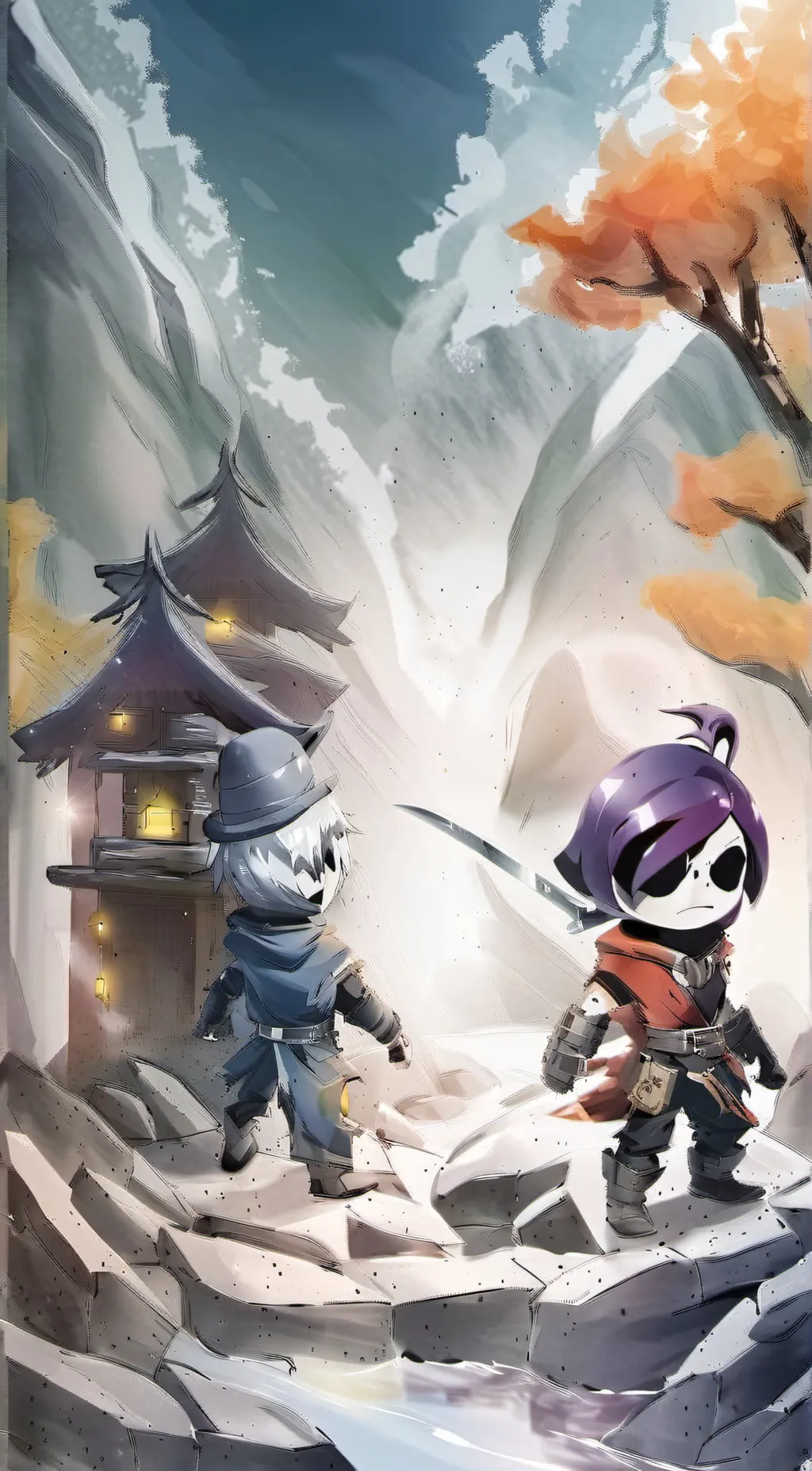 ai character: Uzi background