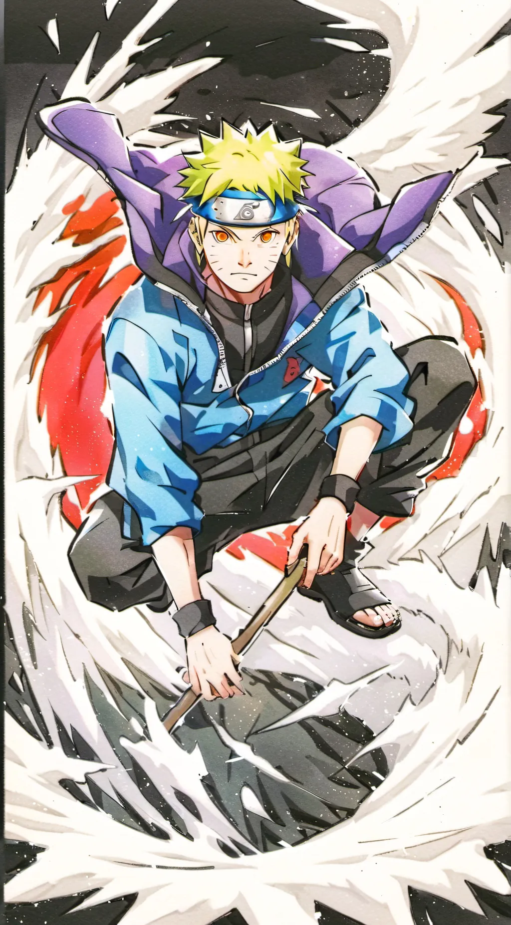 ai character: team 7 background