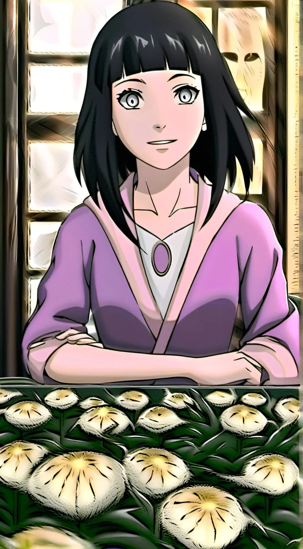 ai character: Hinata background