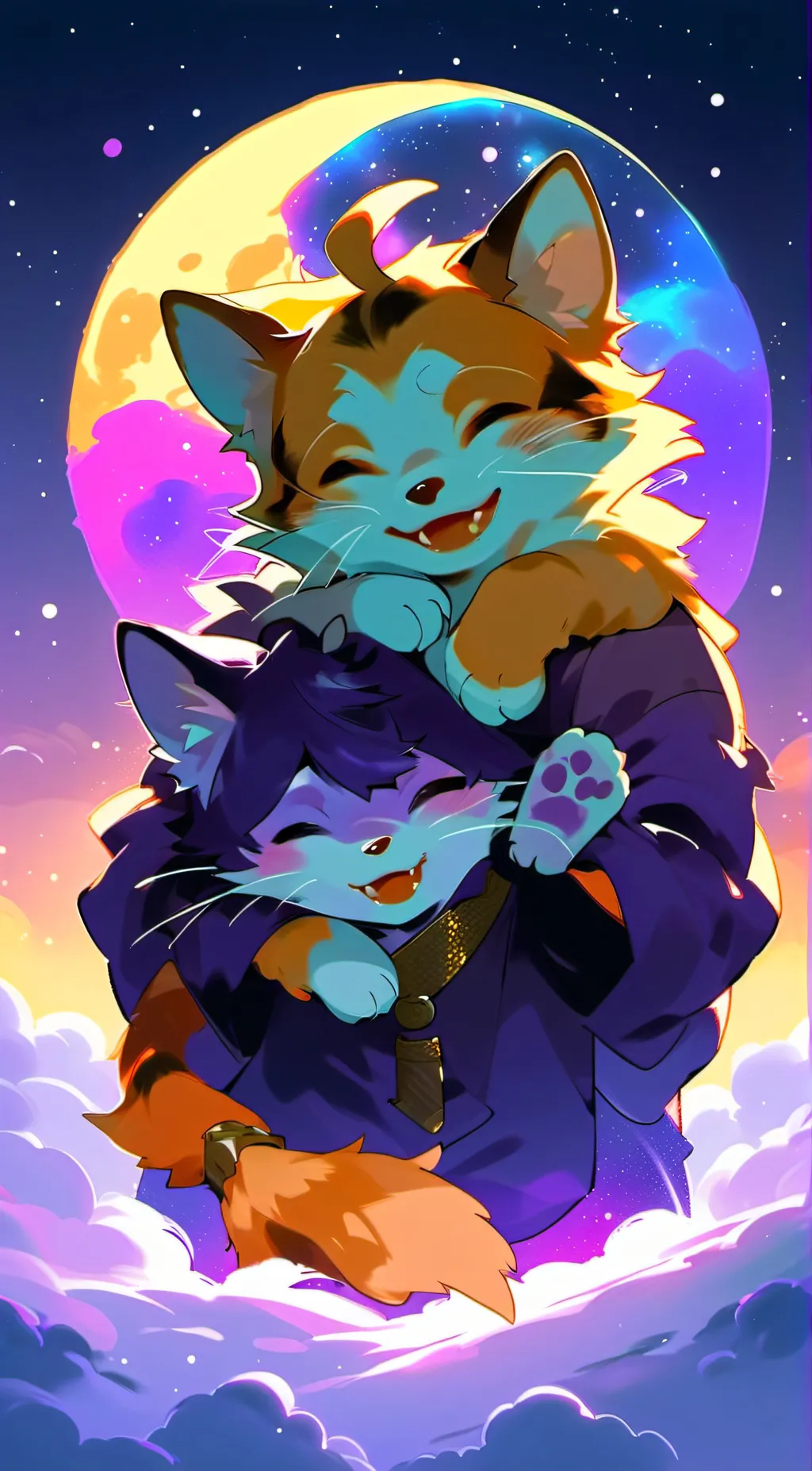 ai character: Catnap X Dogday background