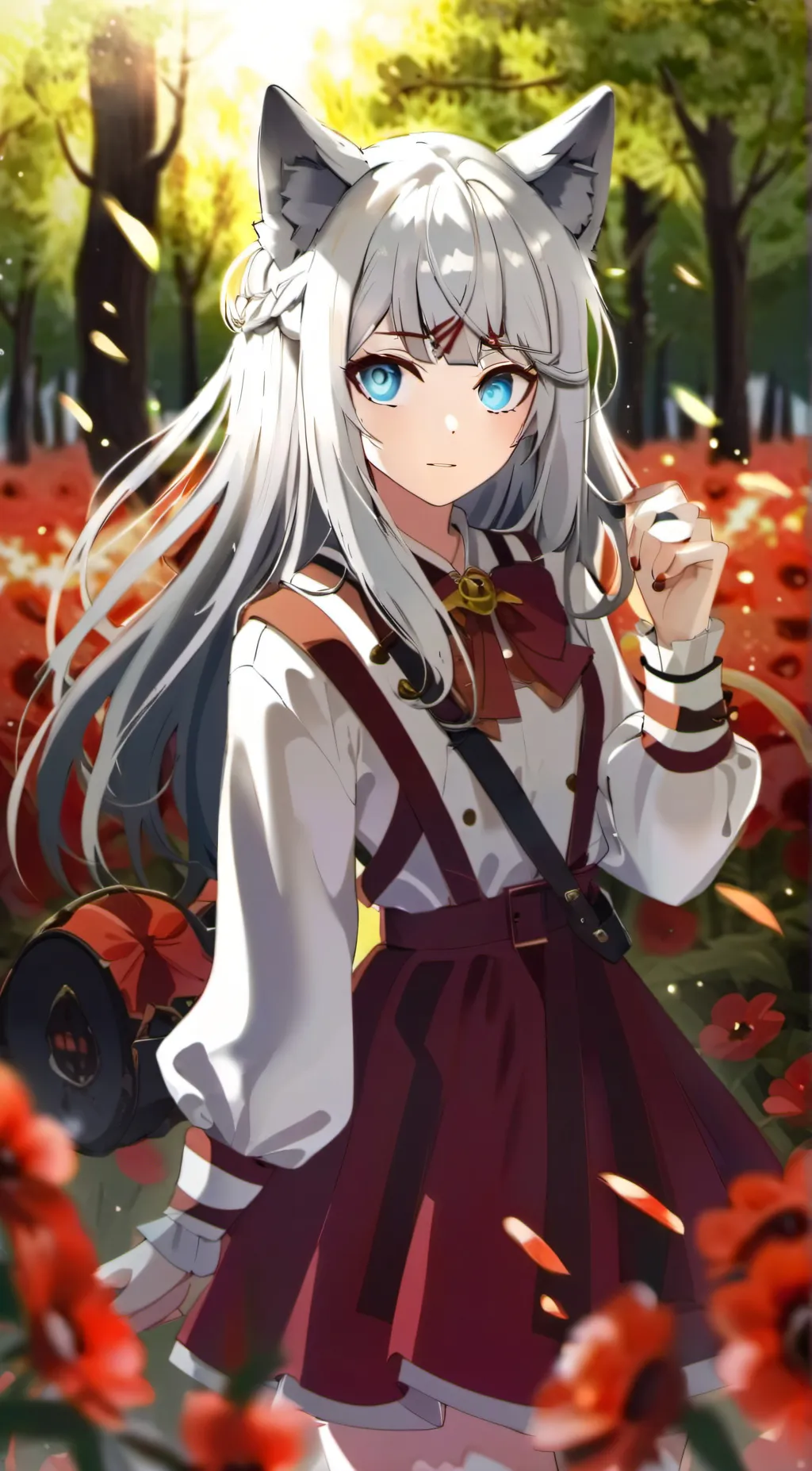 ai character: luna background