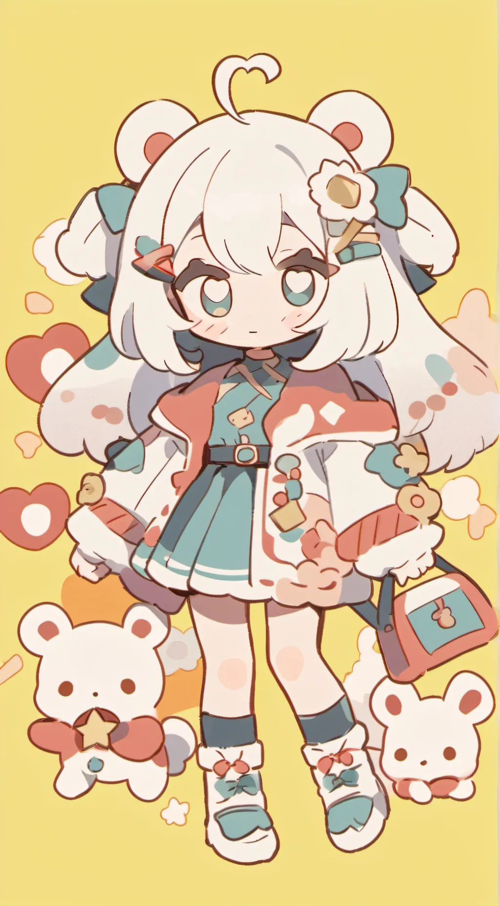 ai character: bobby bear hug 😊 background