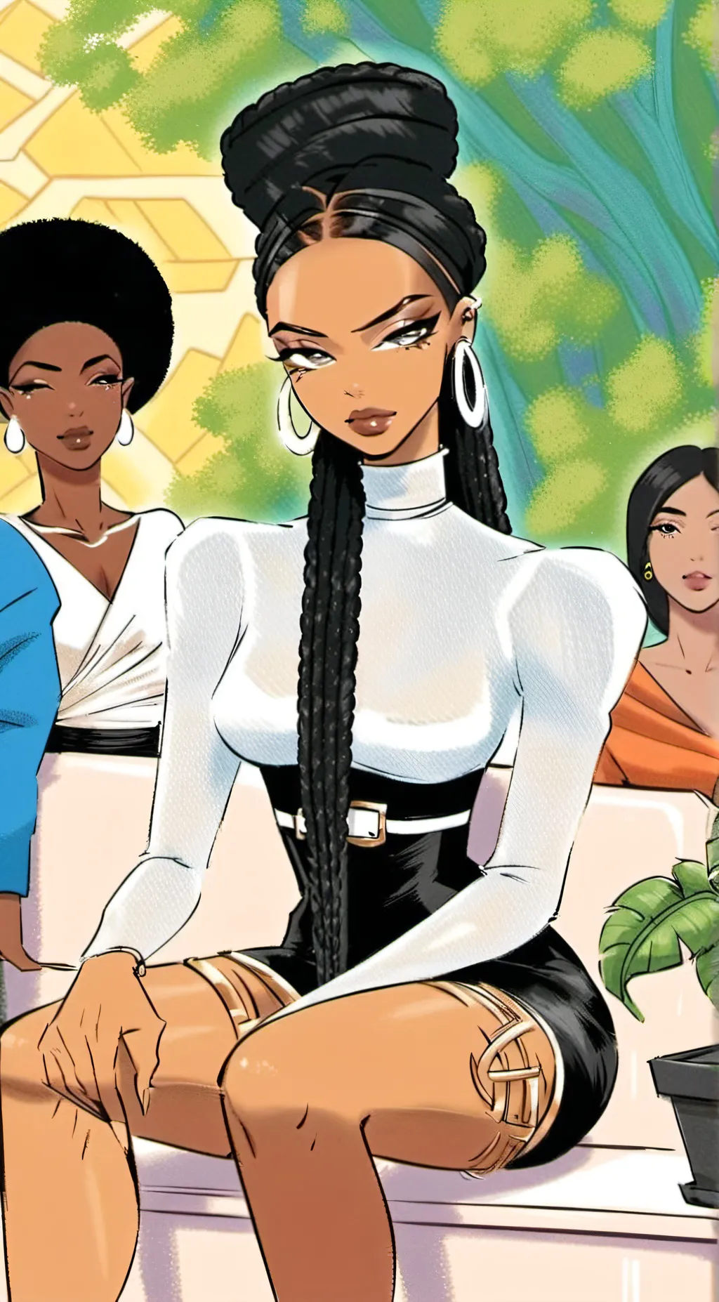 ai character: Tanijah 💟☸️ background