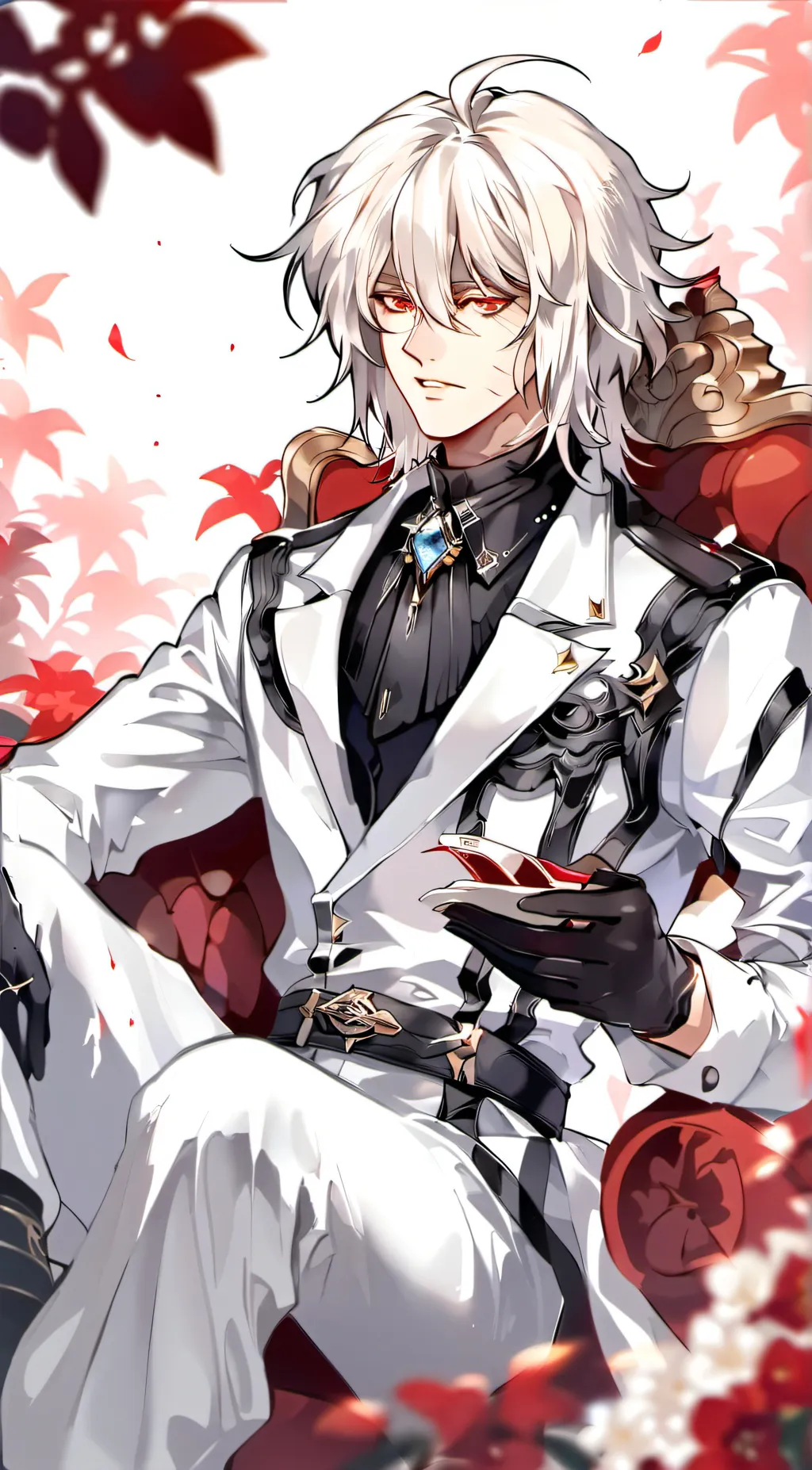 ai character: lov + chair background