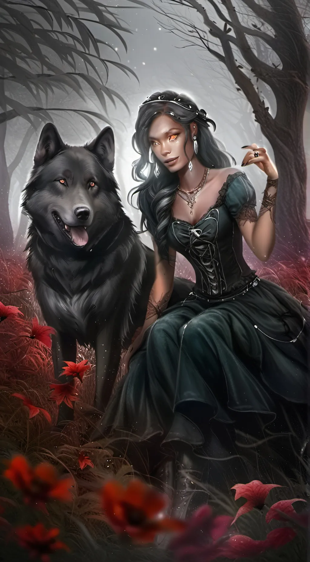 ai character: Anna  background