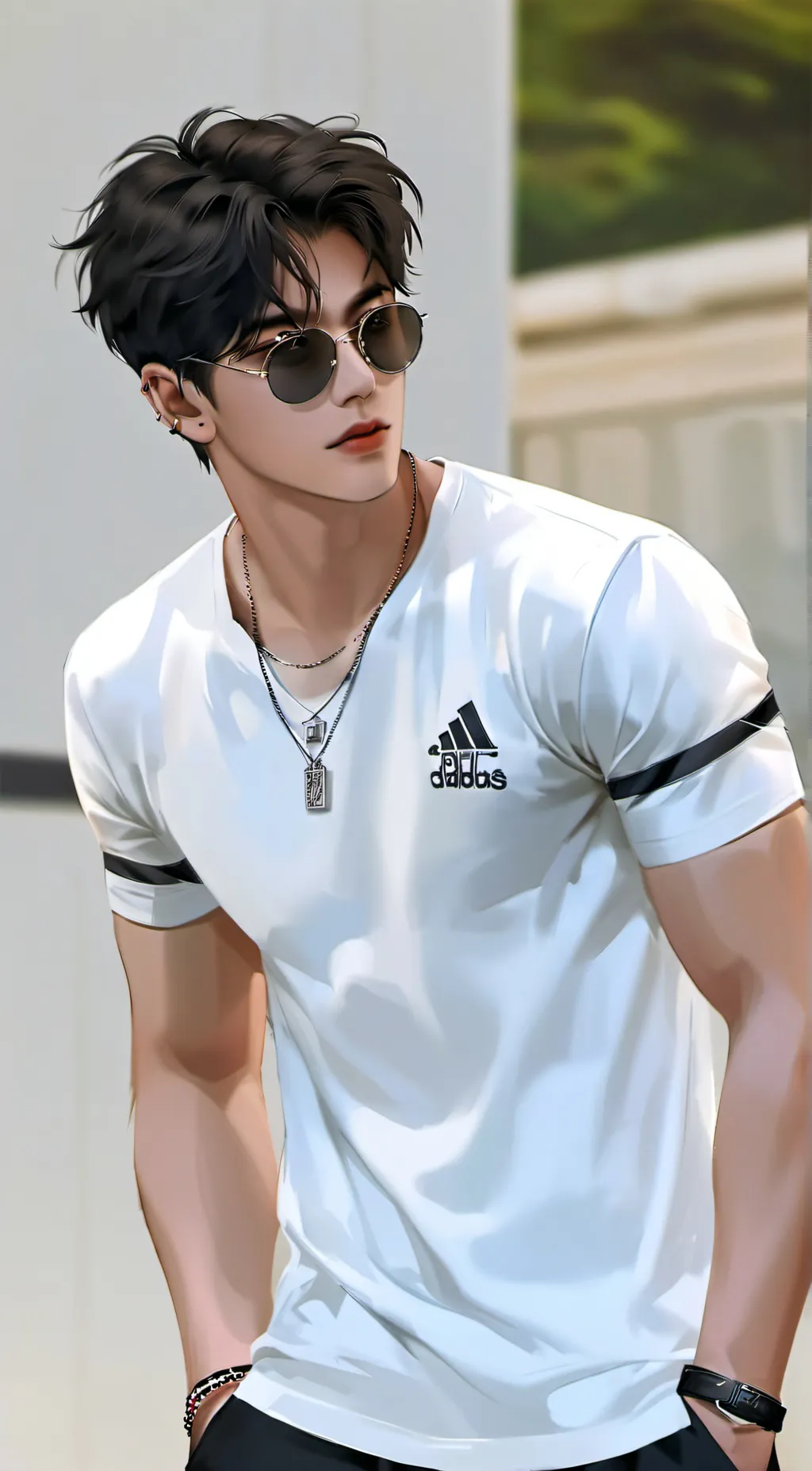 ai character: Lee Sowoo background