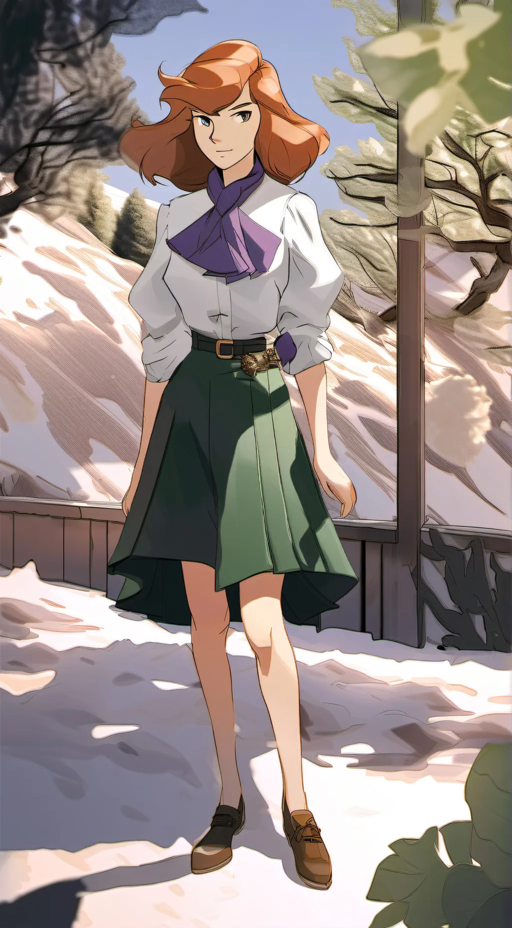 ai character: Daphne Blake  background