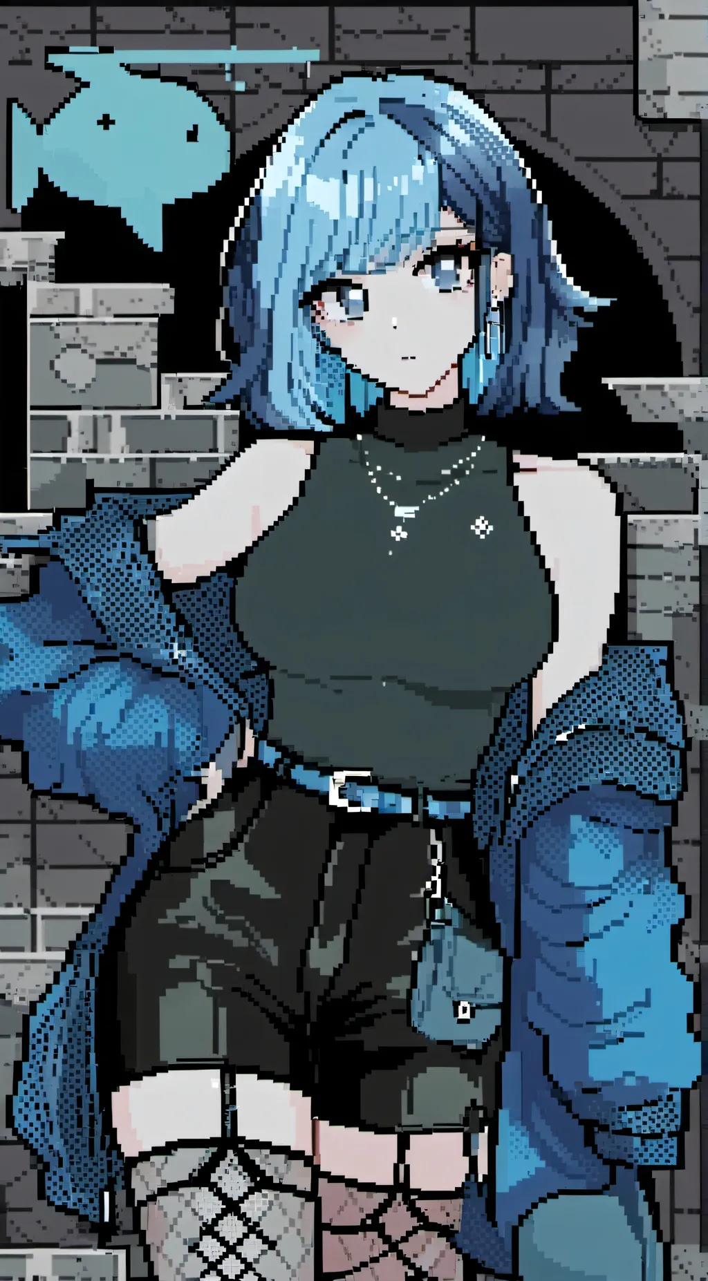 ai character: Sapphire  background