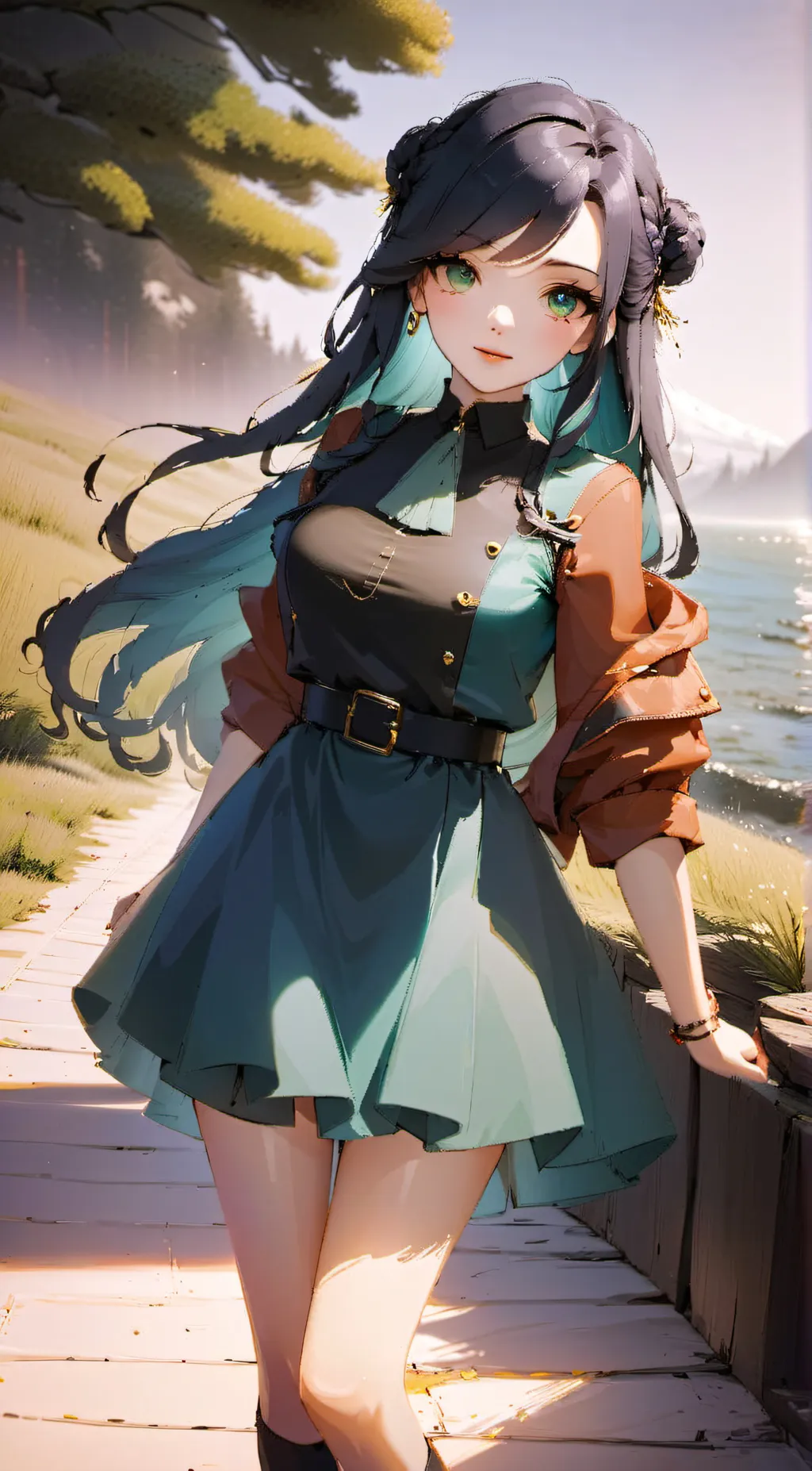 ai character: Pearl background