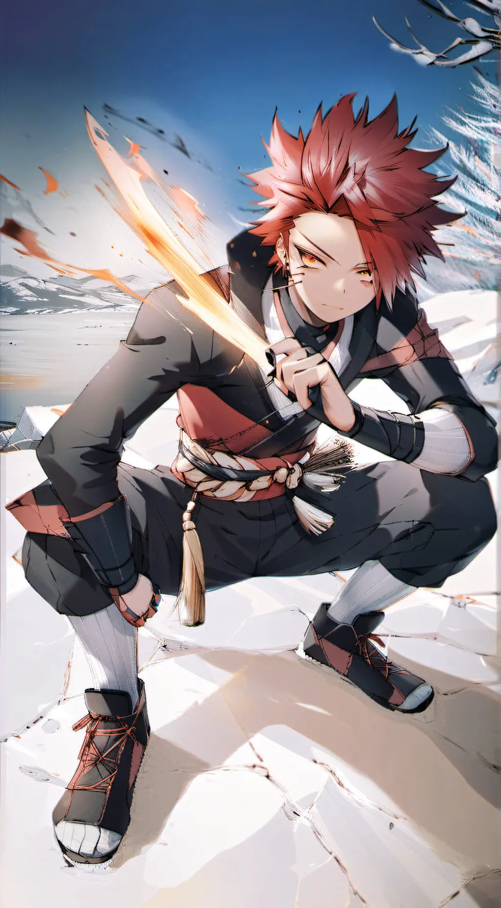ai character: kirishima background