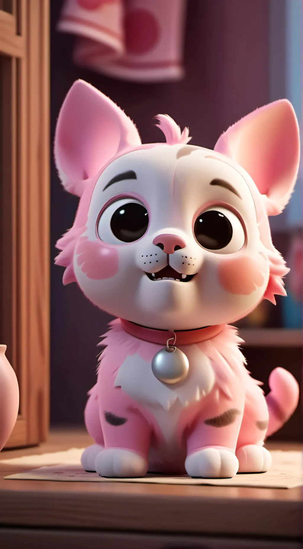 ai character: Marshmallow background