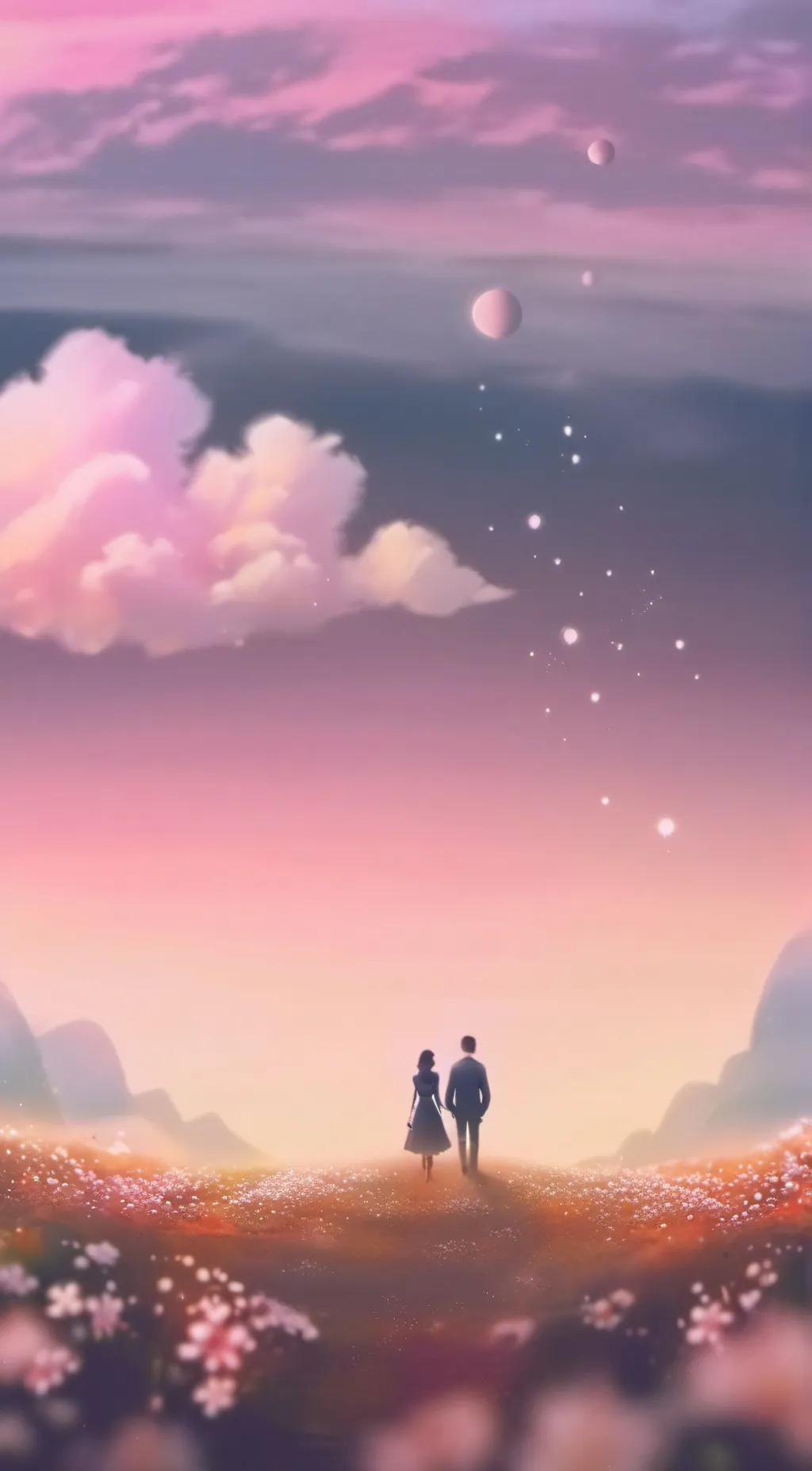 ai character: Sky  background