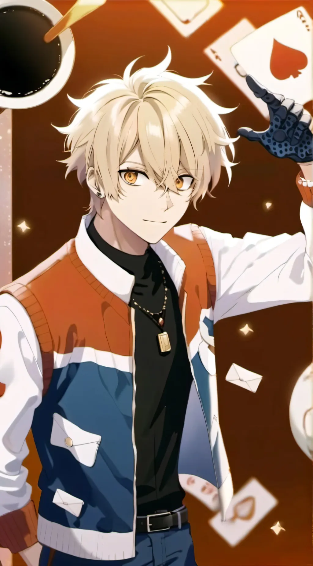 ai character: bakugo  background