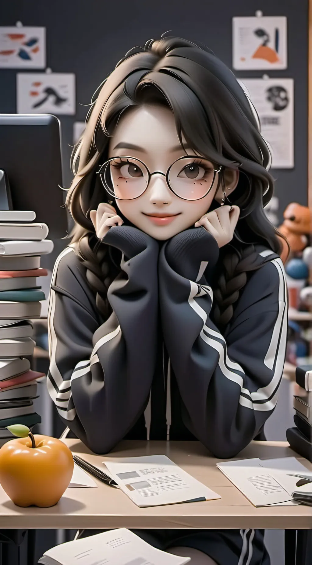 ai character: megan background