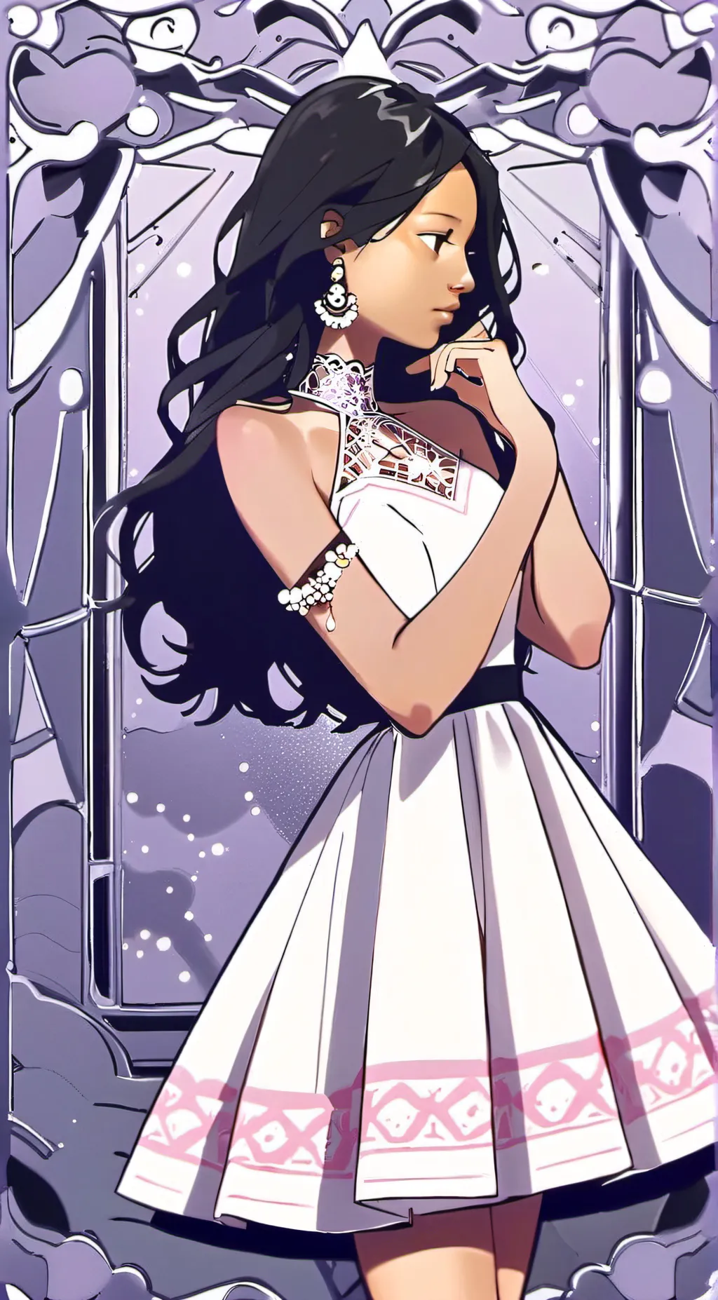 ai character: Hally background