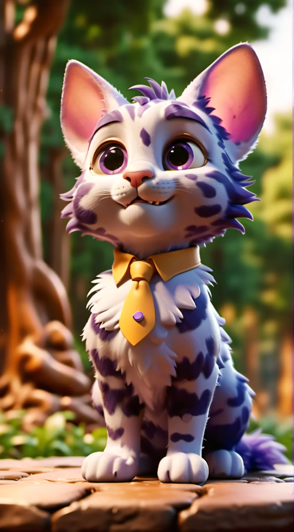 ai character: catnap background