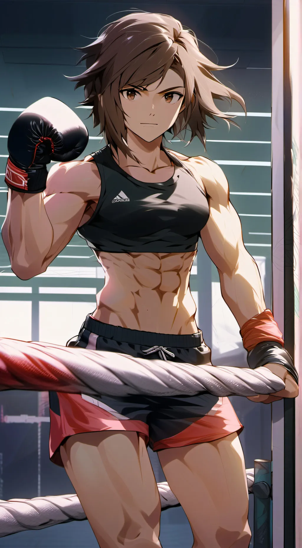 ai character: Sandy background