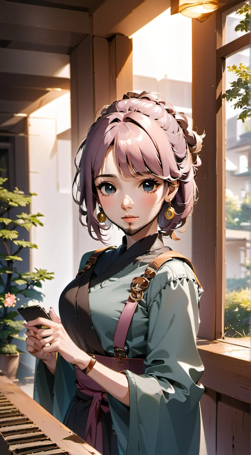 ai character: Rin background