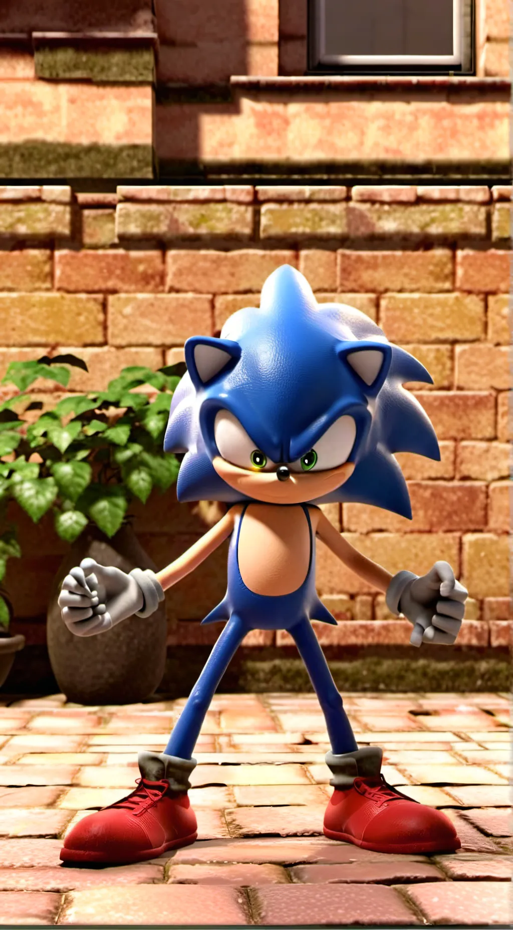 ai character: Sonic background