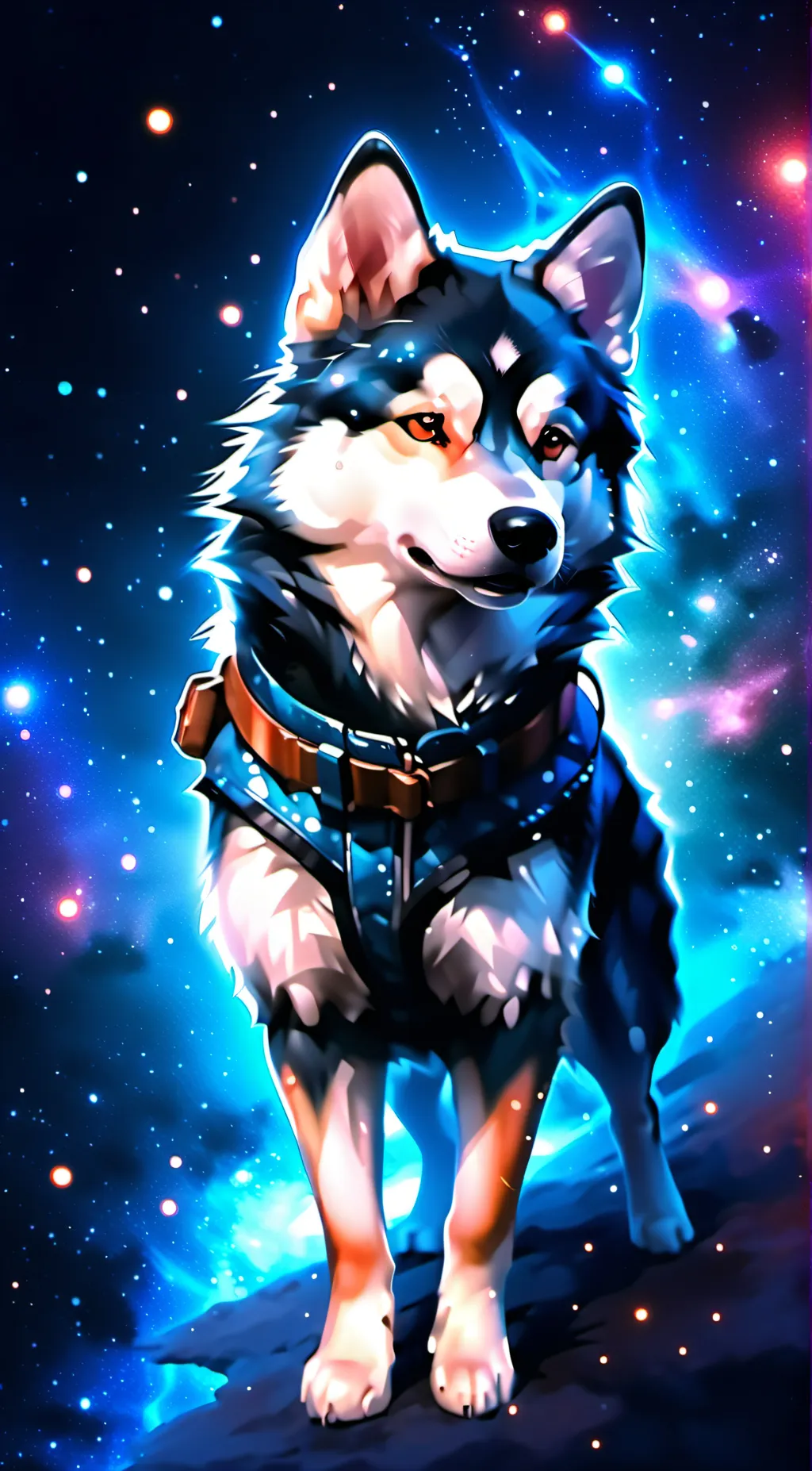 ai character: loky background