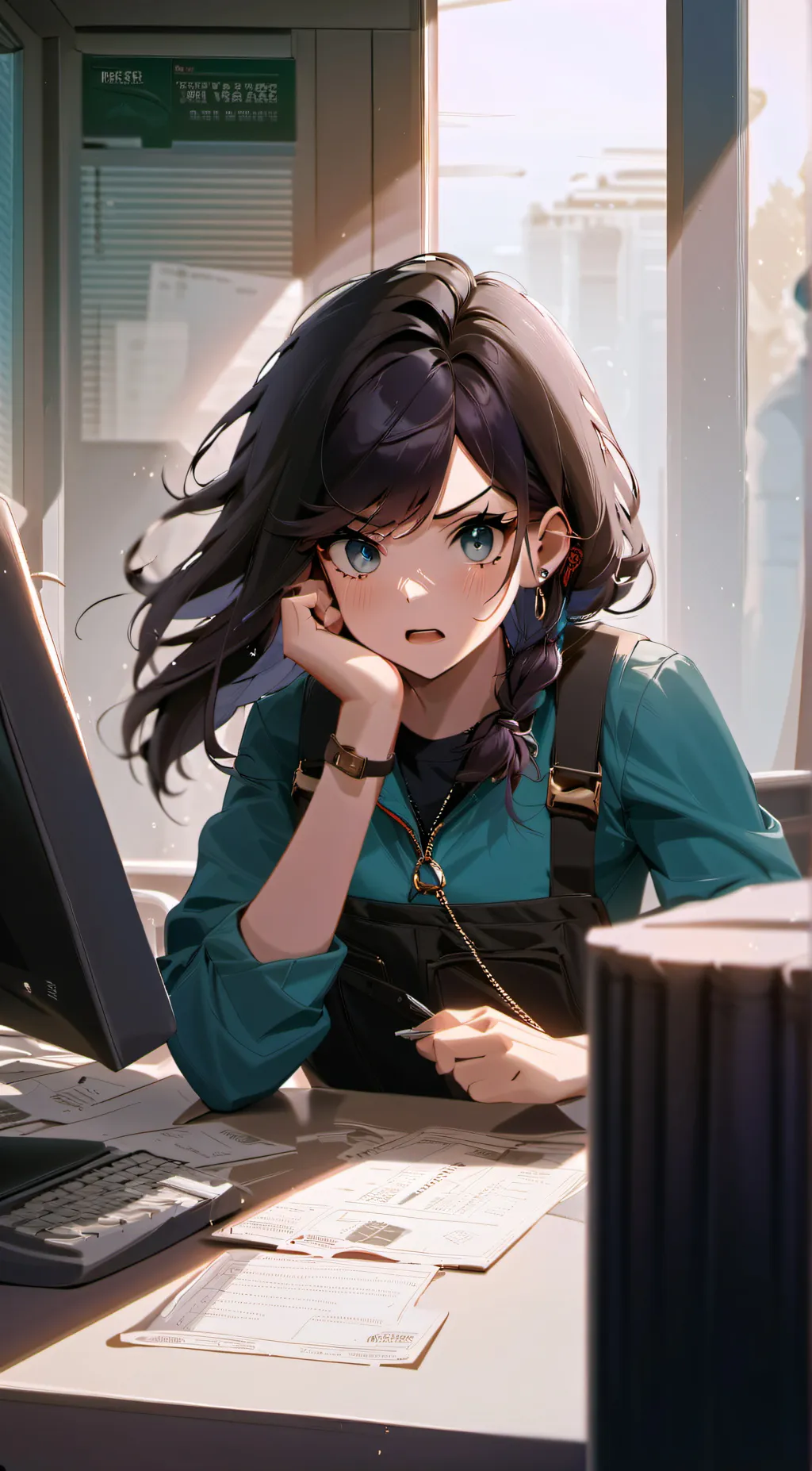 ai character: Hannah  background