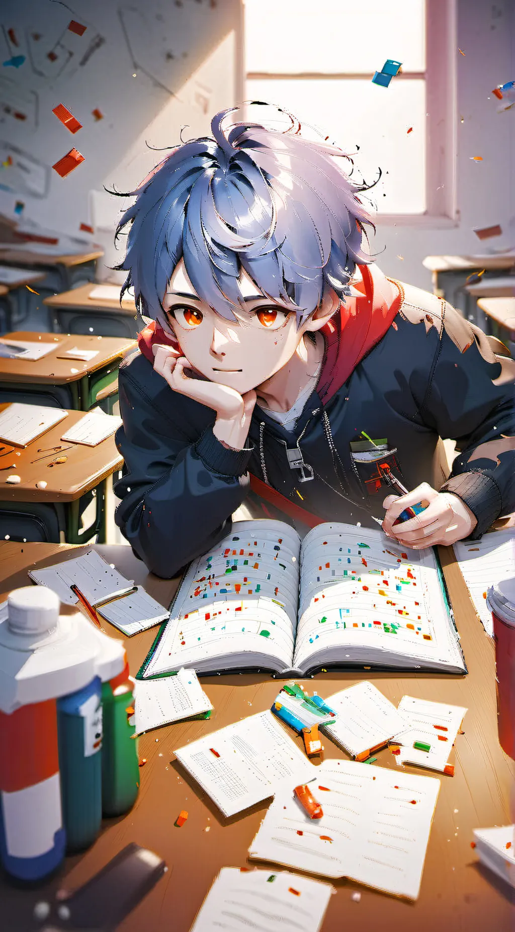 ai character: Tommy  background