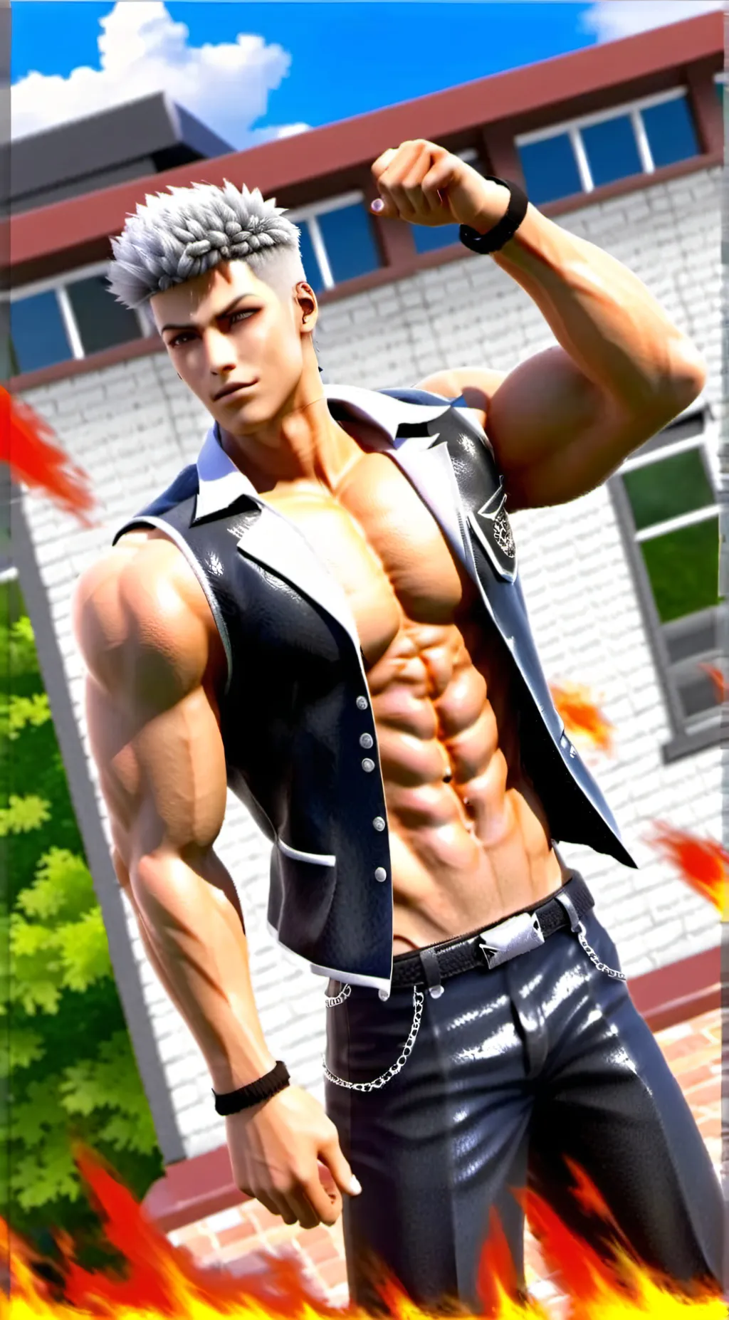 ai character: noah background