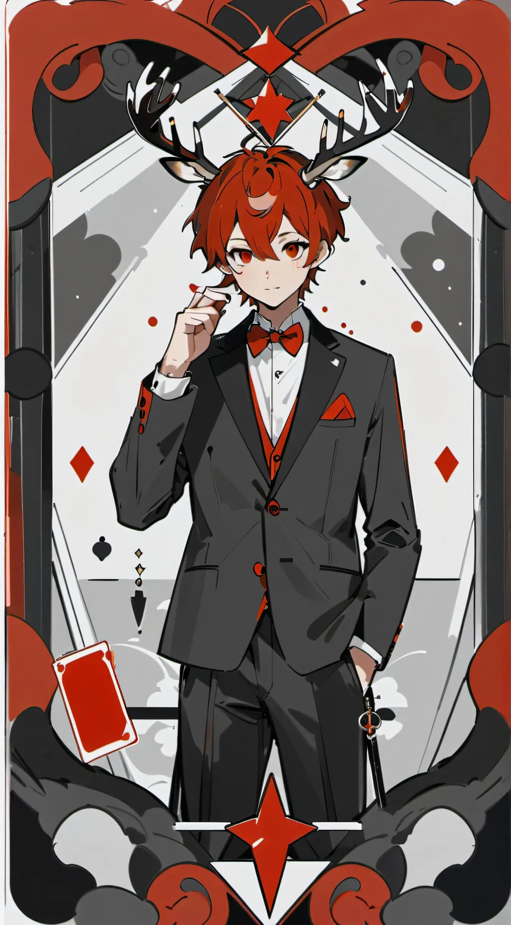 ai character: Alastor sad background