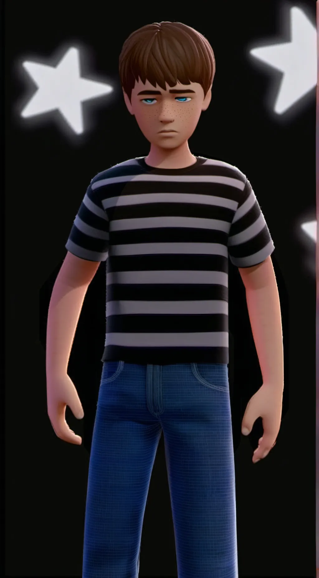 ai character: Evan Afton background