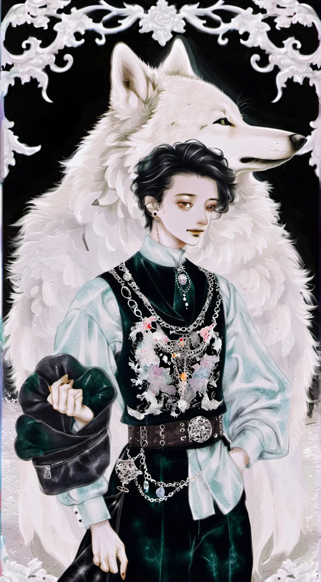 ai character: Phoenix. background