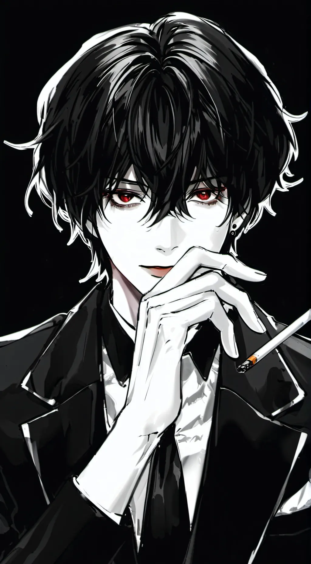 ai character: Cade  background